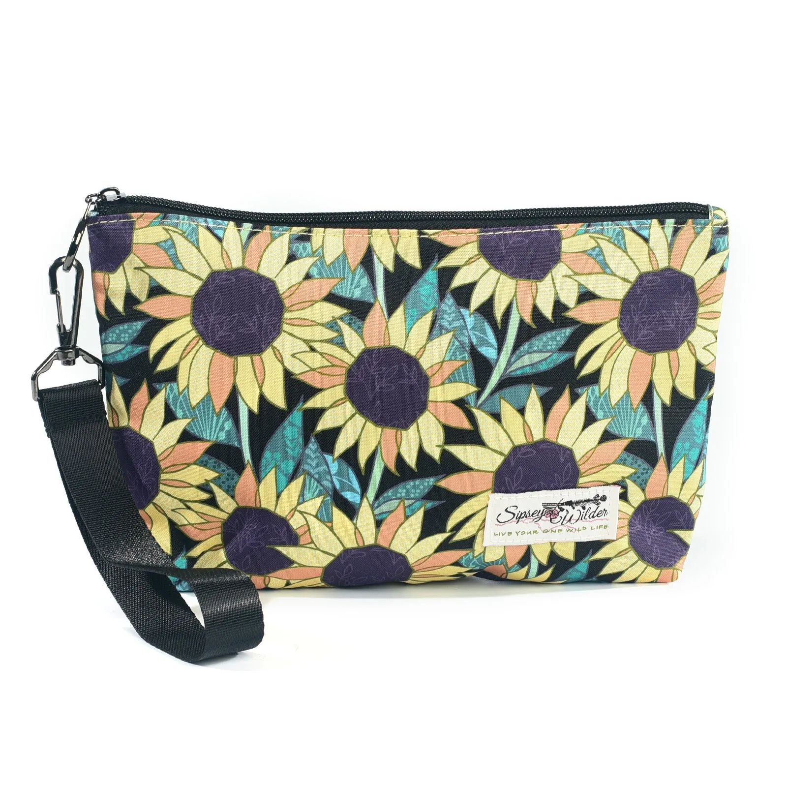 Sunflower Fields Organizer/Wristlet