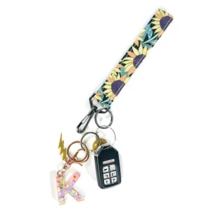 Sunflower Fields Wristlet/Key Fob