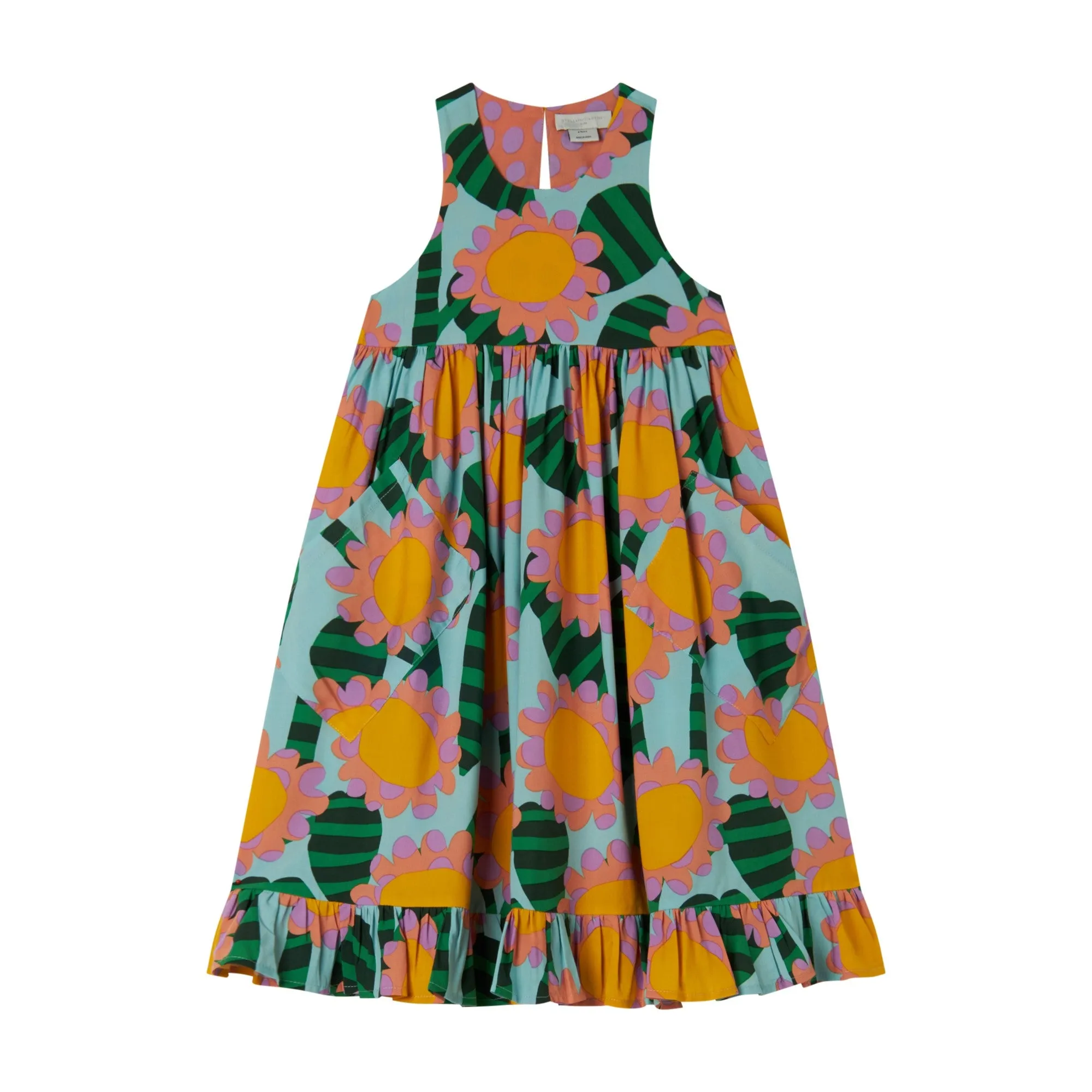 Sunflowers Print Long Dress