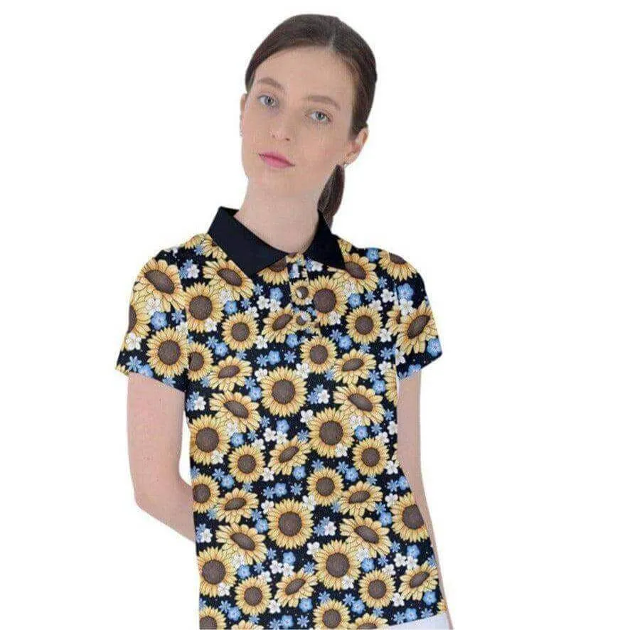 Sunflowers Women's Polo T-Shirt [IN STOCK]