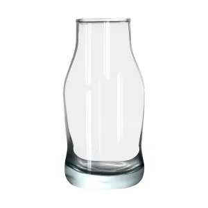 Urban Moon Glass Vase, Flower Vase, Vessel, Money Plant Pot, Glass Bottle for Milk, Coffee, Tea | Restaurants, Modern Kitchen, Office, Table & Home Decoration & Gifts - Set of 1 Piece