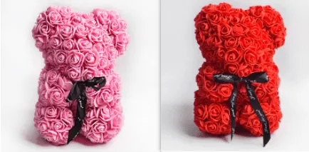 Valentine's Day Gift Rose Bear Eternal Flower Rose