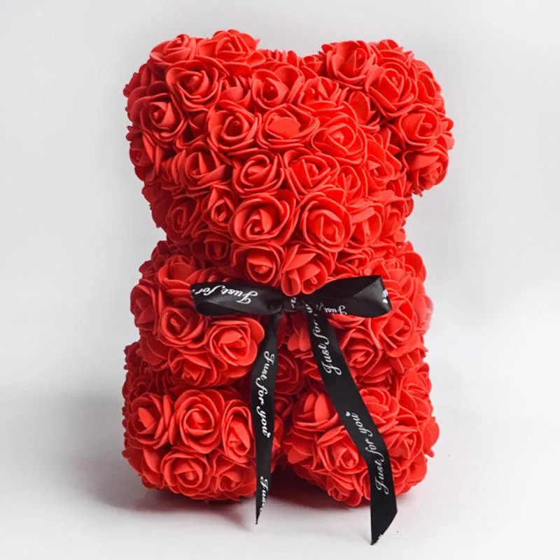 Valentine's Day Gift Rose Bear Eternal Flower Rose