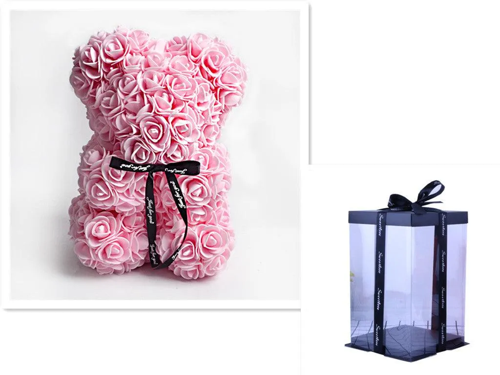 Valentine's Day Gift Rose Bear Eternal Flower Rose