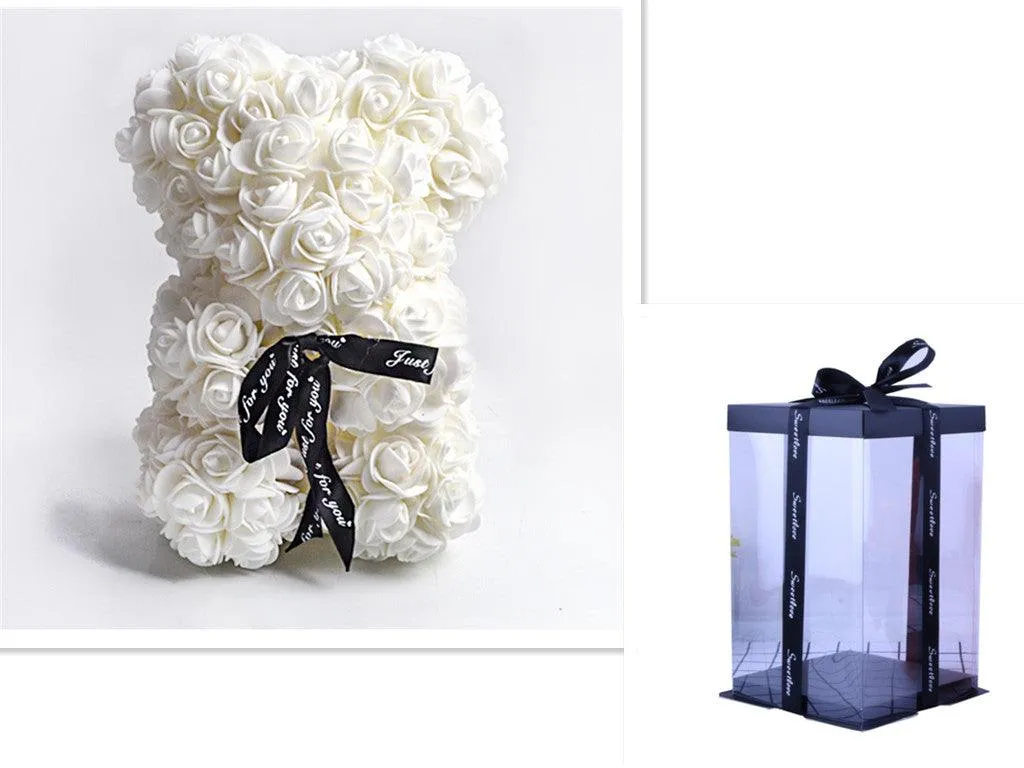 Valentine's Day Gift Rose Bear Eternal Flower Rose