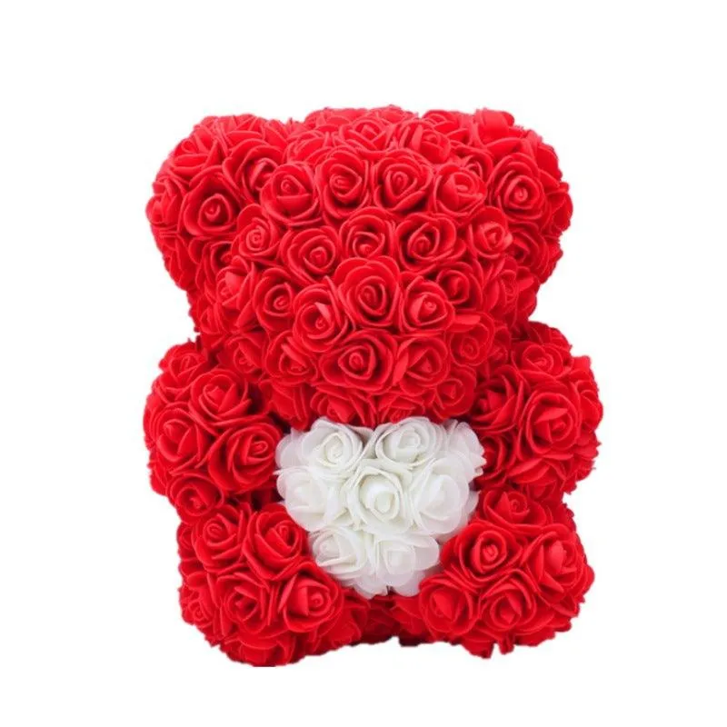 Valentine's Day Gift Rose Bear Eternal Flower Rose