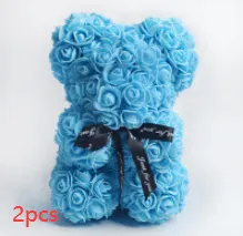 Valentine's Day Gift Rose Bear Eternal Flower Rose