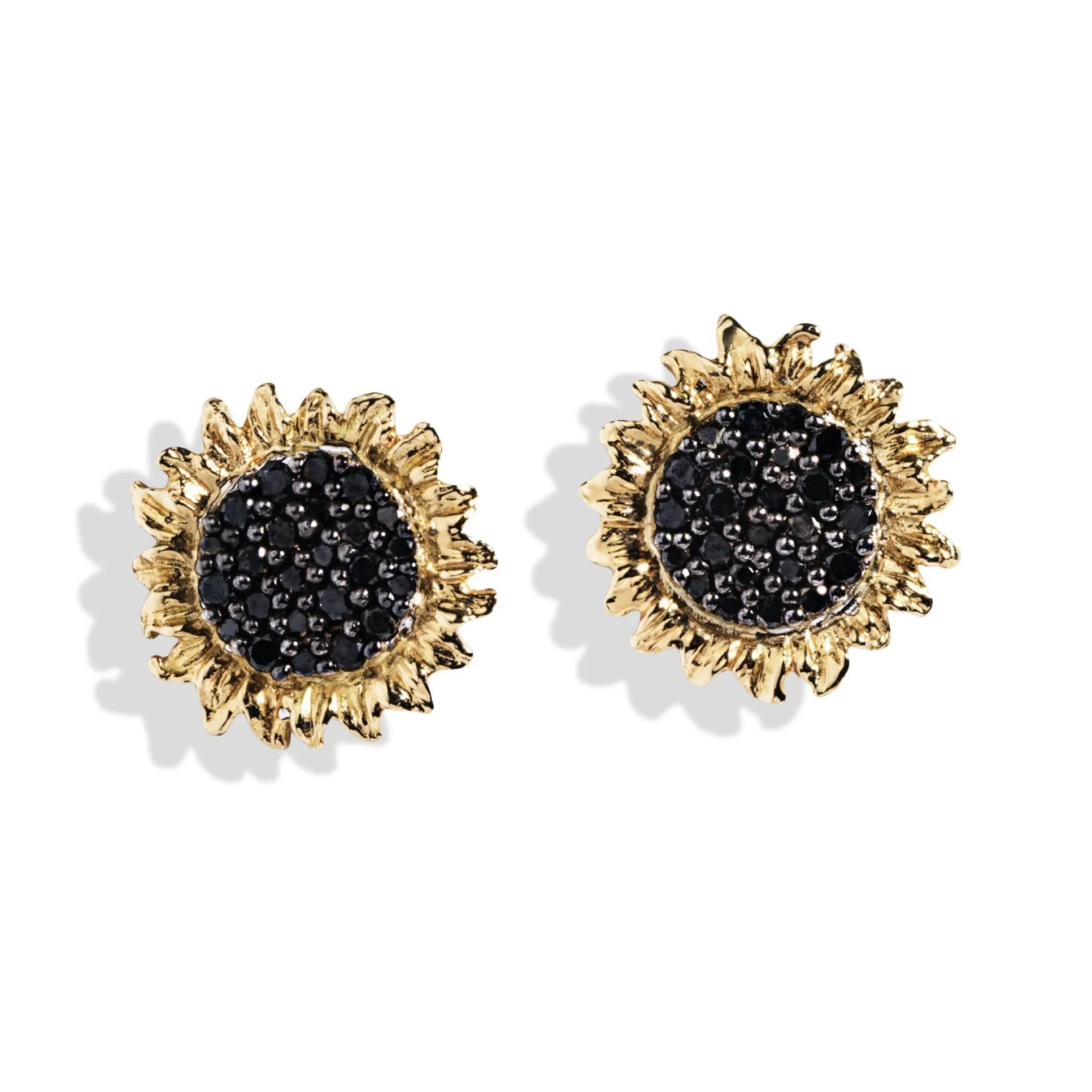 Vincent 11mm Stud Earrings with Diamonds