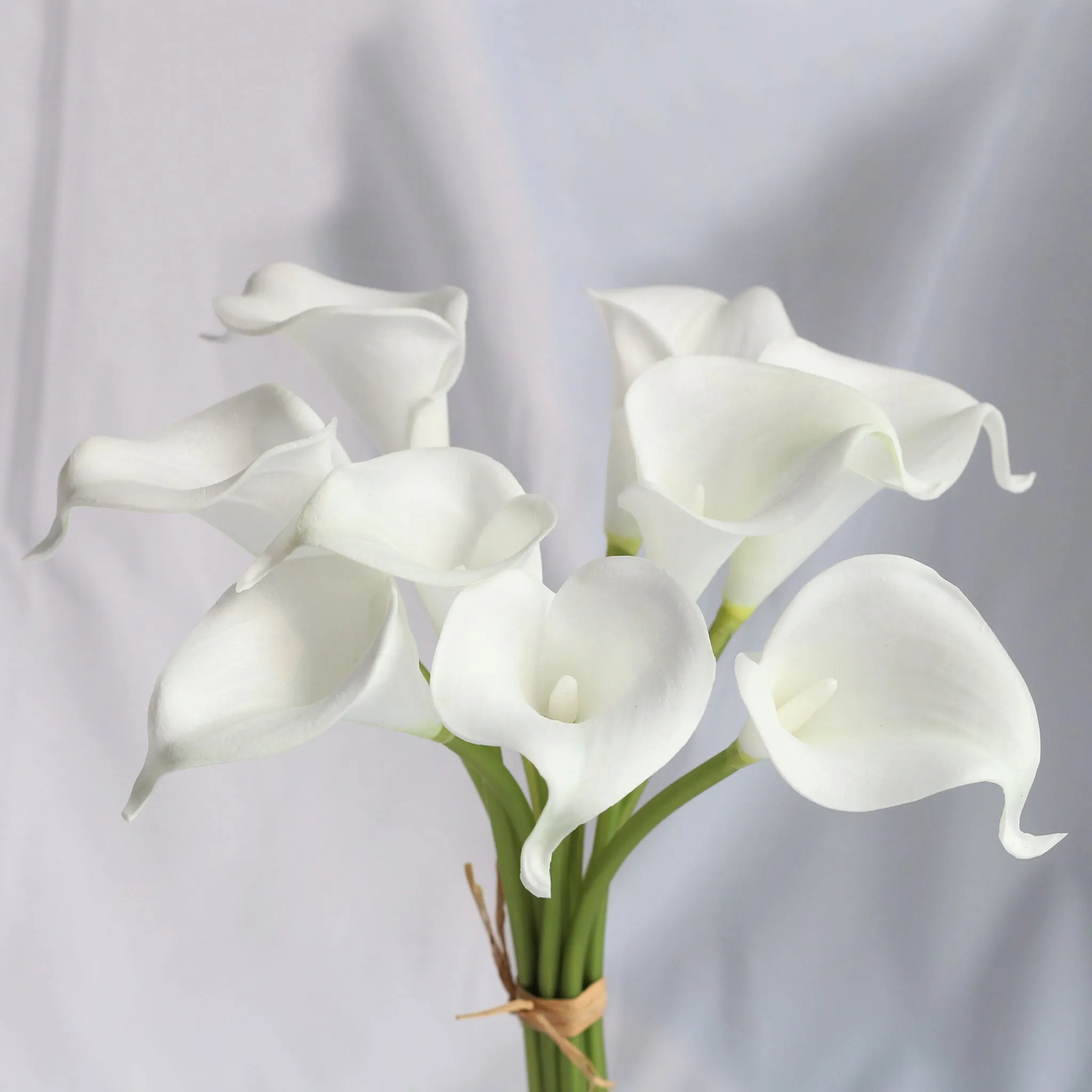 White Calla Lily Bouquet Real Touch Calla