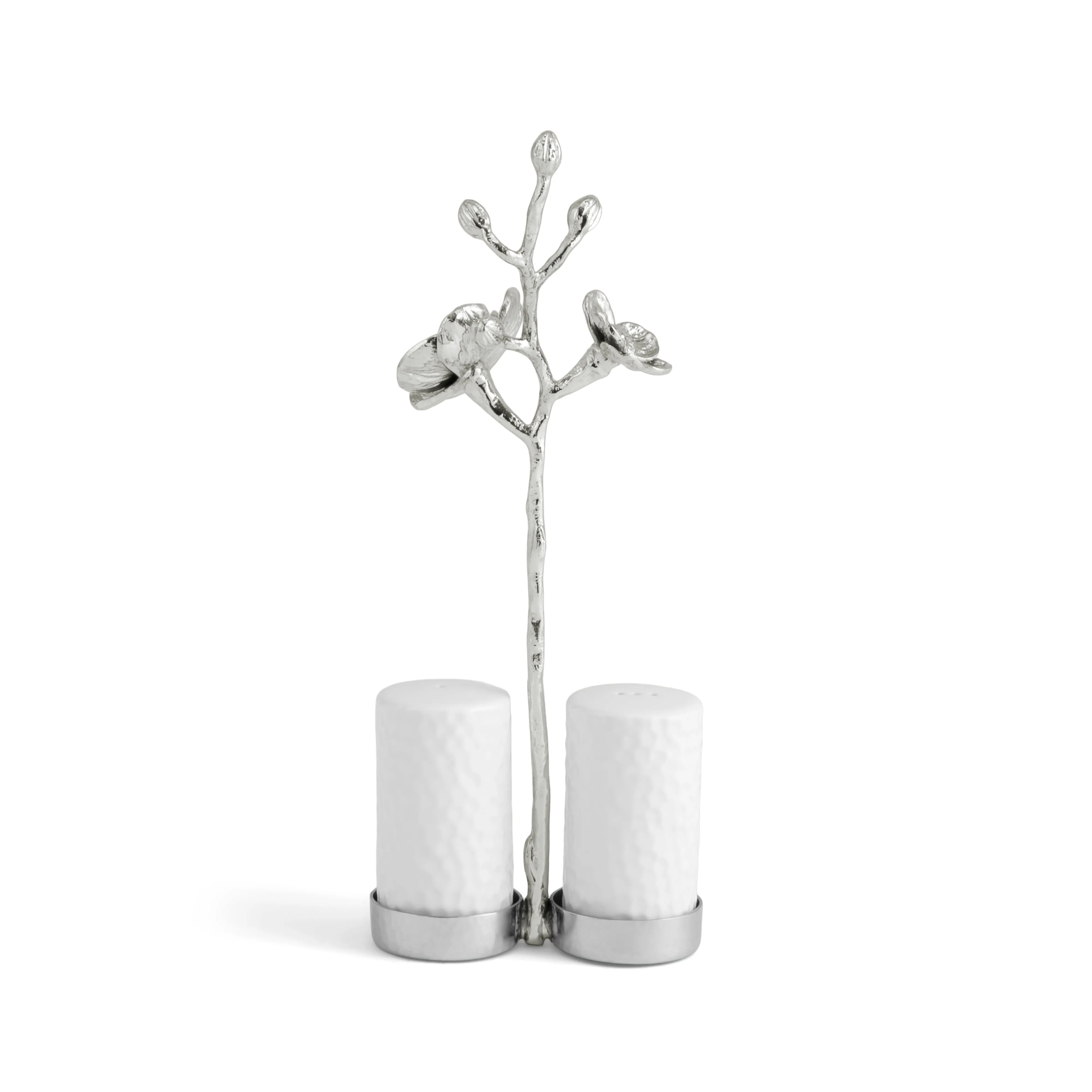 White Orchid Salt & Pepper Set